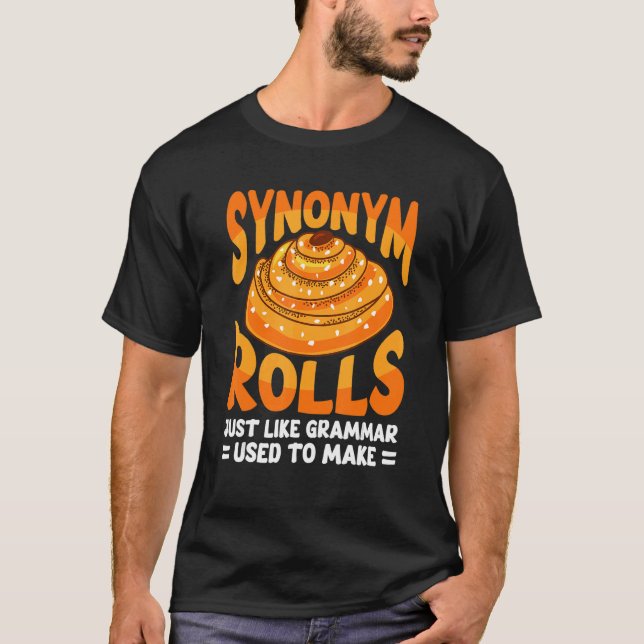 Synonym-Rollen, wie Grammatik, die zur Herstellung T-Shirt (Vorderseite)