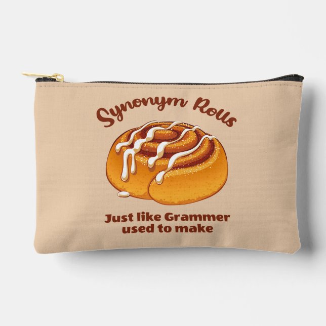 Synonym Rolls Just Like Grammer Used To Make Zubehörtasche (Vorderseite)
