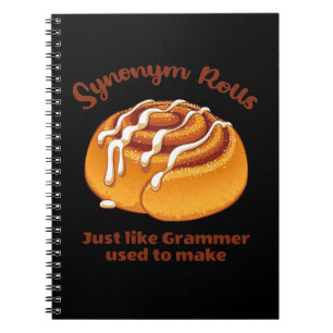 Synonym-Rolls wie Grammer Notizblock
