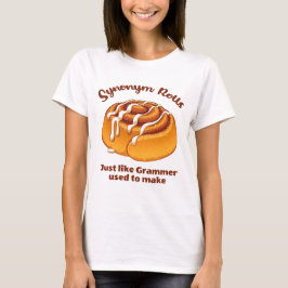 Synonym-Rolls wie Grammer T-Shirt