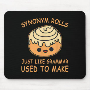 Synonym rollt genau wie Grammatik, die zum Lehren Mousepad