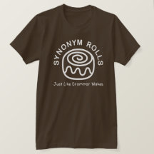 Synonyme rollen wie Grammatik ein T-Shirt macht