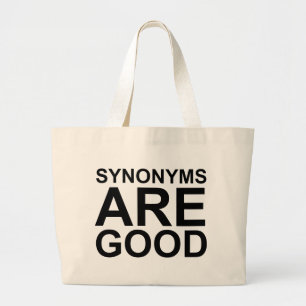 SYNONYMS SIND GUTER Rude Funny Language Joke Jumbo Stoffbeutel
