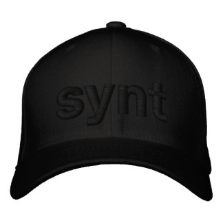 SYNT schwarze und schöne Baseballkappe Bestickte Kappe