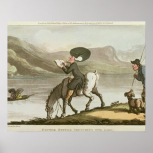 Syntax skizziert den See Poster