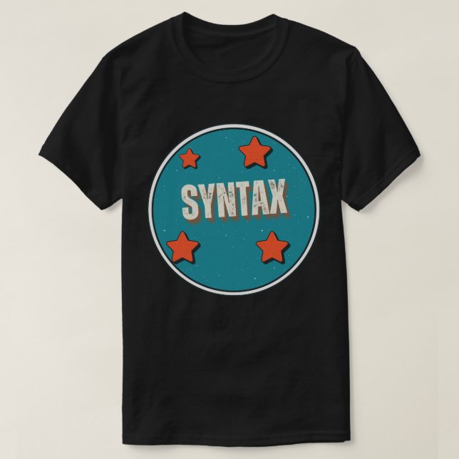 Syntax T-Shirt (Design vorne)