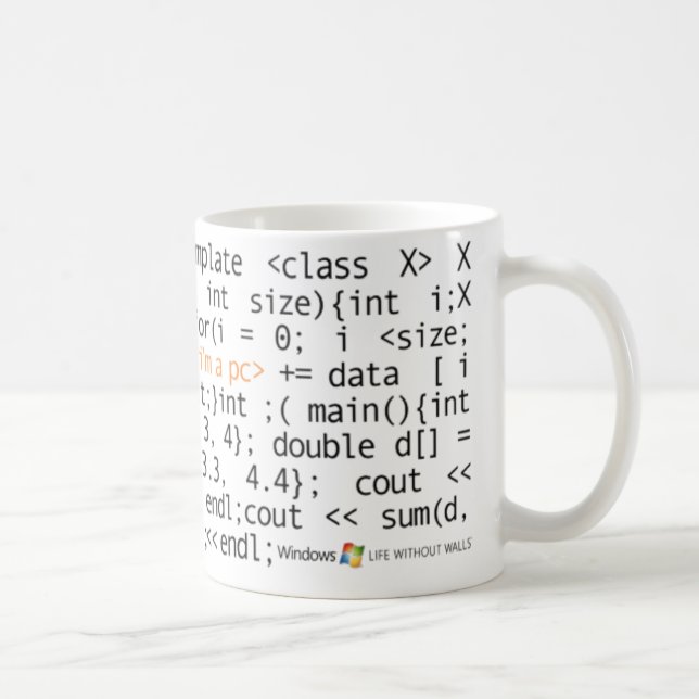 SYNTAX-TASSE KAFFEETASSE (Rechts)