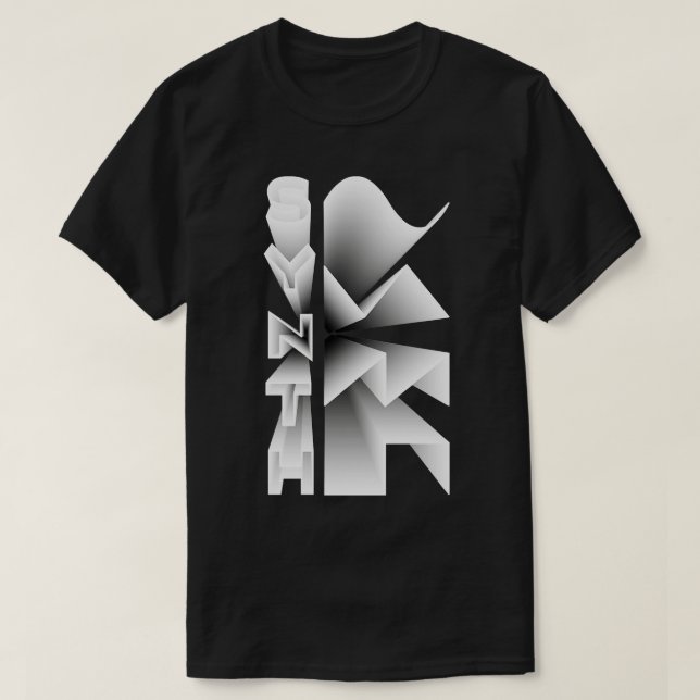 Synth Waveform Audio Analog Design Modular Geschen T-Shirt (Design vorne)