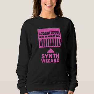 Synth Wizard Keyboard Synthesizer Music Producer 1 Sweatshirt