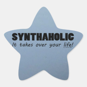 Synthaholic Life Star Aufkleber