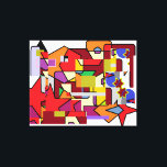 Synthesis - Etude No. 4: The Ultimate Convergence Leinwanddruck<br><div class="desc">Experience the powerful energy of 'Synthesis - Etude No. 4', the final chapter in this series of mystical explorations. This artwork is a bold fusion of various geometric archetypes—stars, circles, and jagged peaks—all converging into a single, vibrant narrative. With its intense warm tones and complex layering, it serves as a...</div>