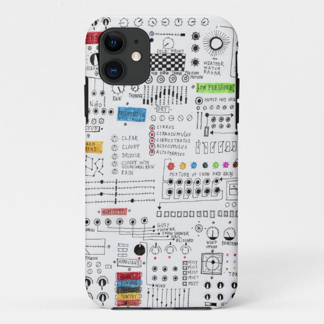 Synthesizer Case-Mate iPhone Hülle (Rückseite)