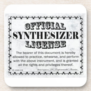 Synthesizer-Lizenz Untersetzer