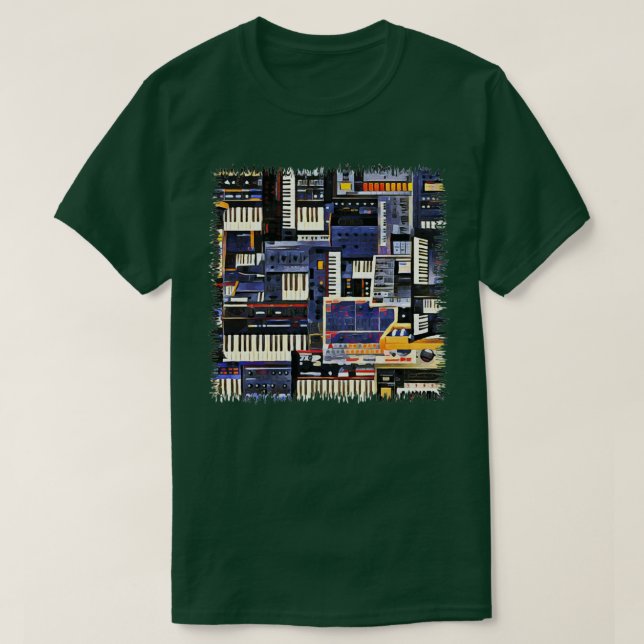 Synthesizer Lover Artwork T-Shirt (Design vorne)