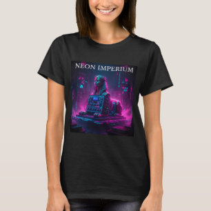 Synthesizer Sphinx - Cyberpunk ägyptischer römisch T-Shirt