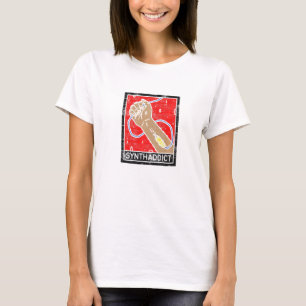 Synthesizer Synthaddict Dj Studio Daw Producer Ana T-Shirt