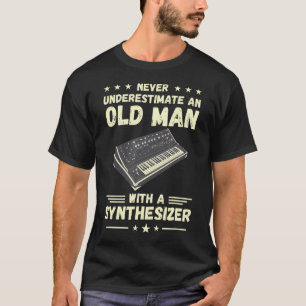 Synthesizer Unterschätze einen alten Mann Modular  T-Shirt
