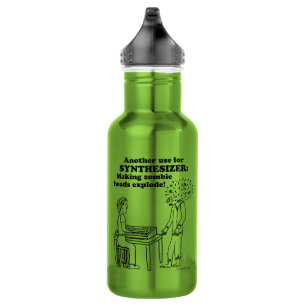 Synthesizer Zombie Explode Edelstahlflasche
