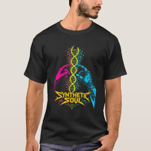 Synthetische Seele DNA Grafik Herren T-Shirt