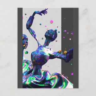 Synthografischer Ballettgewinner Postkarte