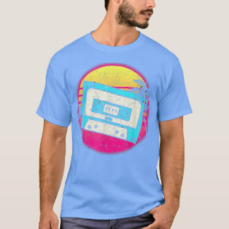 Synthwave 80s Music Lover Retro Cassette Vaporwave T-Shirt