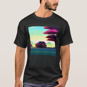 Synthwave Car outrun retrowave futuresynth scfi T-Shirt