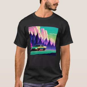 Synthwave Car outrun retrowave futuresynth scfi T-Shirt