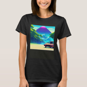 Synthwave Car outrun retrowave futuresynth scfi T-Shirt