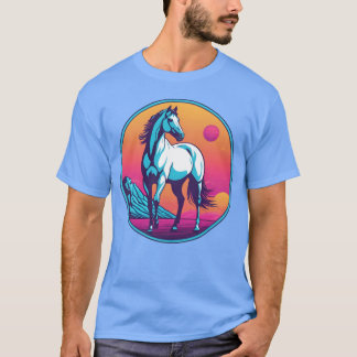 Synthwave Horgirl T-Shirt