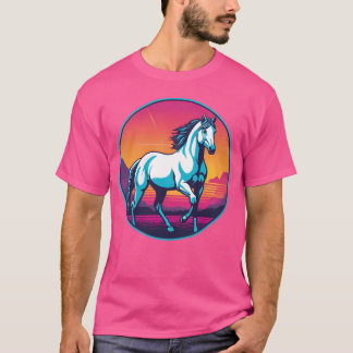 Synthwave Horse T-Shirt
