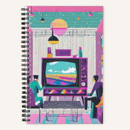 Synthwave Movie Journal Notizbuch