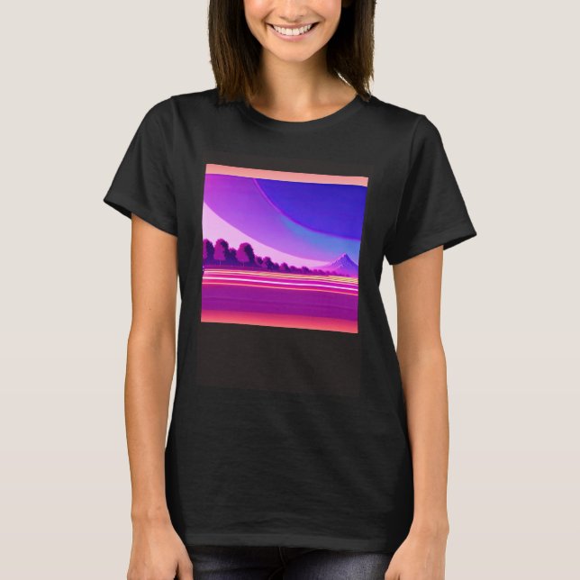 Synthwave outrun retrowave futuresynth sci fi  31 T-Shirt (Vorderseite)
