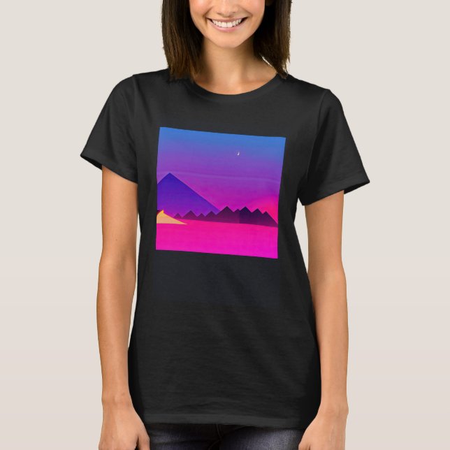 Synthwave-Outrun Retrowave-futuresynth sci fi 52 T-Shirt (Vorderseite)