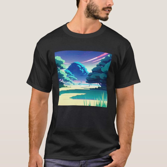 Synthwave outrun retrowave futuresynth sci fi  82 T-Shirt (Vorderseite)