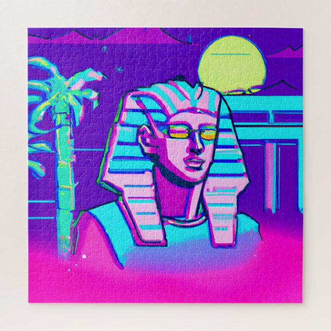 Synthwave Pharaoh (Vertikal)