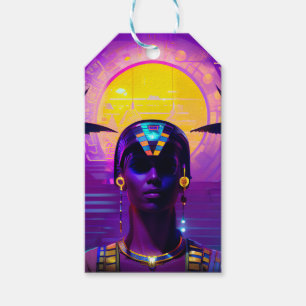 Synthwave Pharaoh Geschenkanhänger