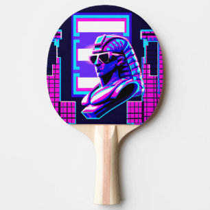 Synthwave Pharaoh Tischtennis Schläger