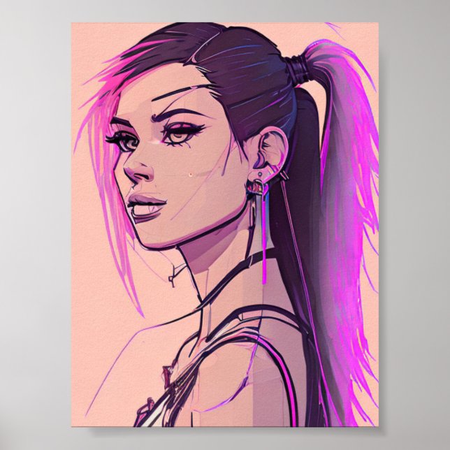 Synthwave-Punk Poster (Vorne)