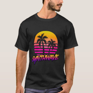 Synthwave-Shirts für Männer - Synth Wave-Hemd - Sy T-Shirt