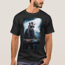 Synthwave-Zebra-Keyboarder-T-Shirt