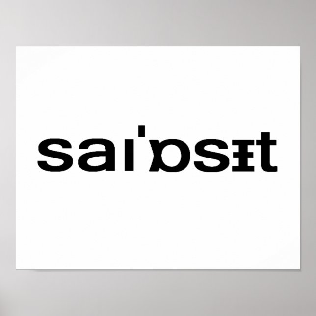 Syosset Phonetic Rechtschreibung Long Island Nassa Poster (Vorne)