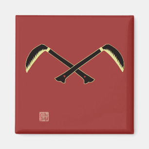 Syoujyouhirasyajigaigamamoyou-Jinbaori Magnet