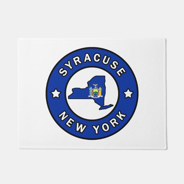 Syracuse New York Fußmatte (Vorderseite)