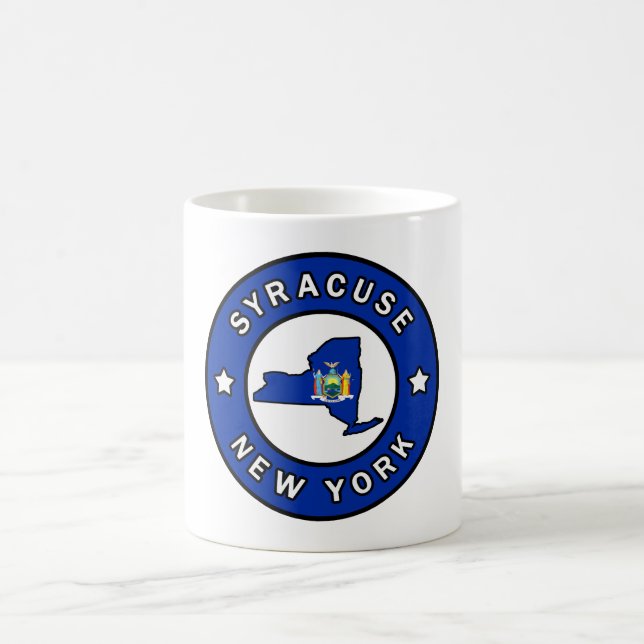 Syracuse New York Kaffeetasse (Mittel)