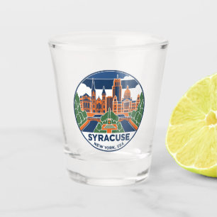 Syracuse New York Schnapsglas