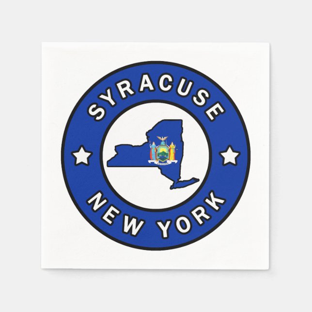 Syracuse New York Serviette (Vorderseite)