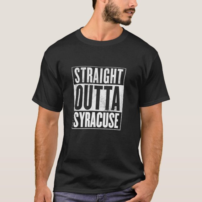 Syracuse Straight Outta Syrakus T-Shirt (Vorderseite)