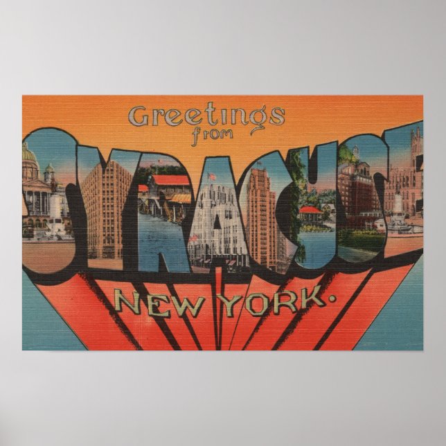Syrakus, New York - Große Briefszenen 2 Poster (Vorne)
