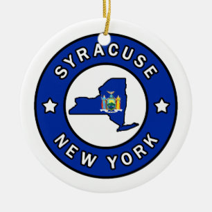 Syrakus New York Keramik Ornament