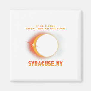 Syrakus New York Total Solar Eclipse 2024 Magnet